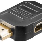 Adaptador HDMI ™ fêmea (Tipo A)> HDMI ™ macho (Tipo A) 270 ° - GOOBAY