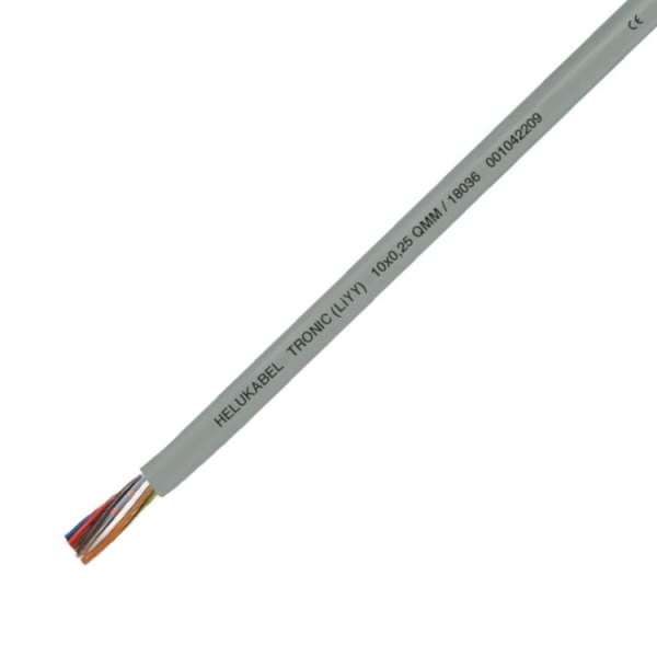 Cabo Tronic LiYY 4x0.34mm2 500V Cinzento - HELUKABEL