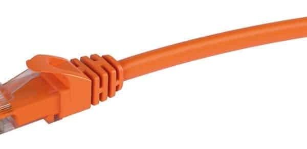 Cabo de Rede Cat. 6 UTP LSZH 0.5 metros Laranja
