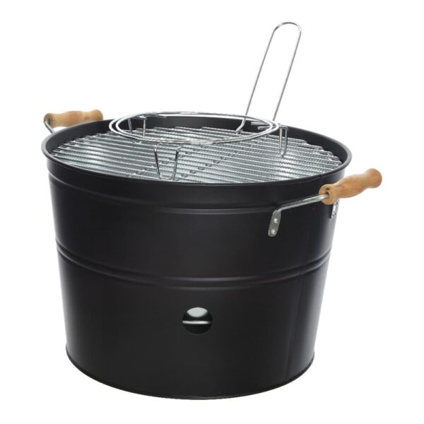 Churrasqueira Tipo Balde com Grelha de Ø32cm - BBQ