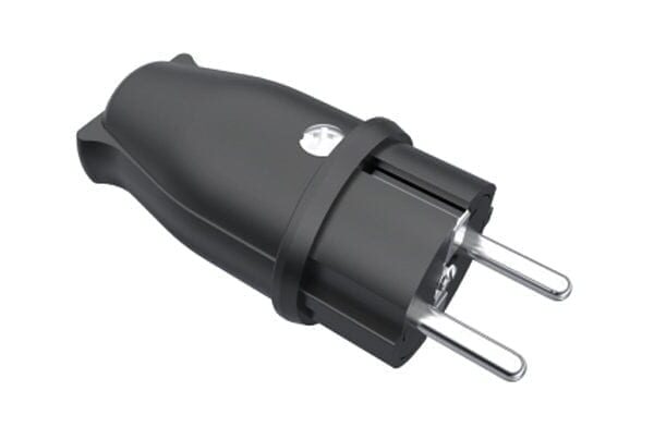 Ficha para UPS em Borracha Macho 2P+T 16A IP44 (BK1-1402-2031)