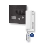 Kit Campainha de Áudio com 2 Telefones K-202 GRF Branco - GOLMAR