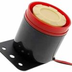 Sirene Piezoelétrica 350mA 12VDC Ø: 55mm