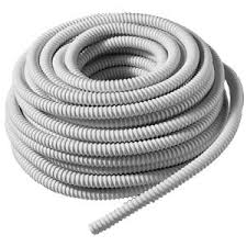 Tubo Anelado 16mm para Cabo 3G1.5 Cinzento (Bobine 100 metros)