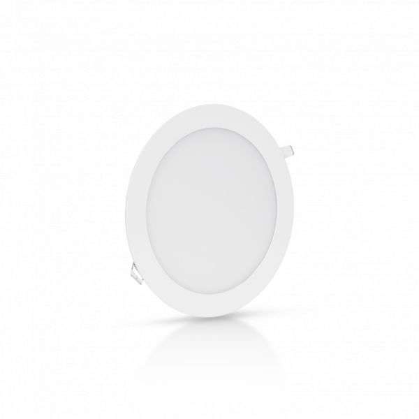 Painel Led Embutir Redondo 18W 6400K Branca