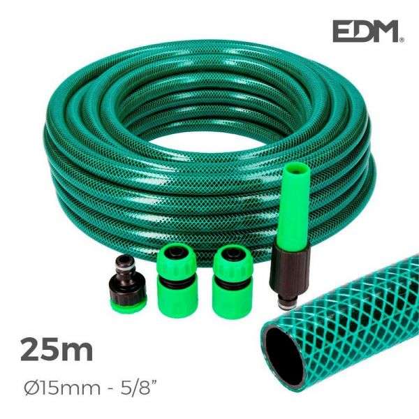 Kit de Mangueira Interior Ø 15mm Exterior Ø 19mm com Acessórios – EDM