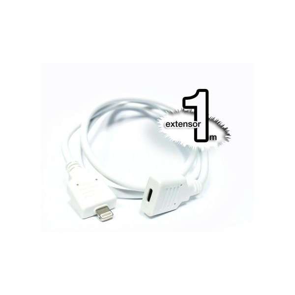 Extensor Lightning iPhone 5/6/7 1M (branco)