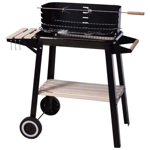 Barbecue Retangular de Carbono 54x34x6.5cm