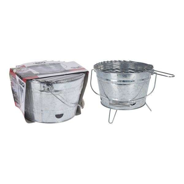 Churrasqueira de Zinco Modelo Barril Ø27cm – BBQ