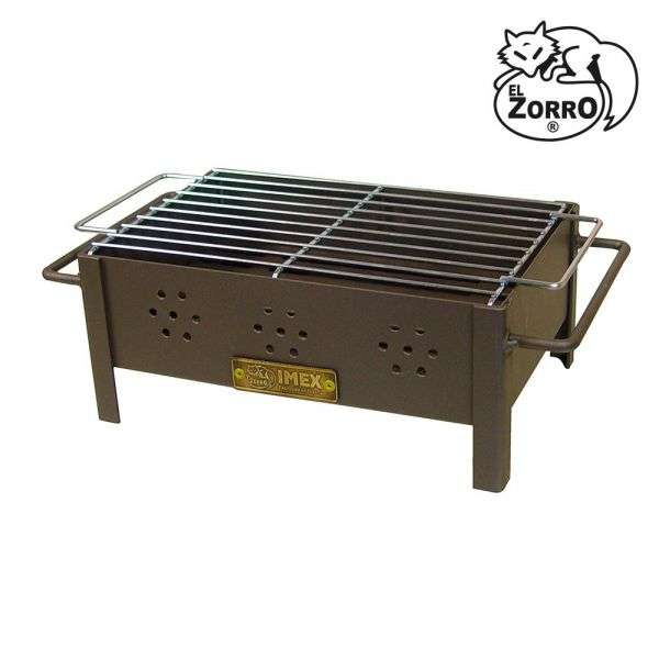 Churrasqueira de Mesa com Grelha Zinco 31x21x14cm – IMEX EL ZORRO