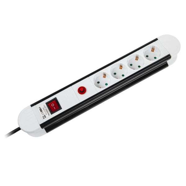 Extensão Quádrupla 3 metros Com Interruptor
