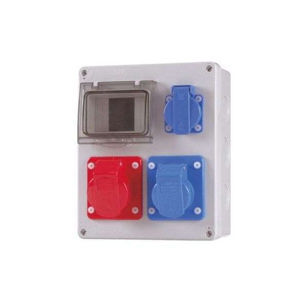 Quadro Estanque com 3 Tomadas (180*230*80) mm IP65