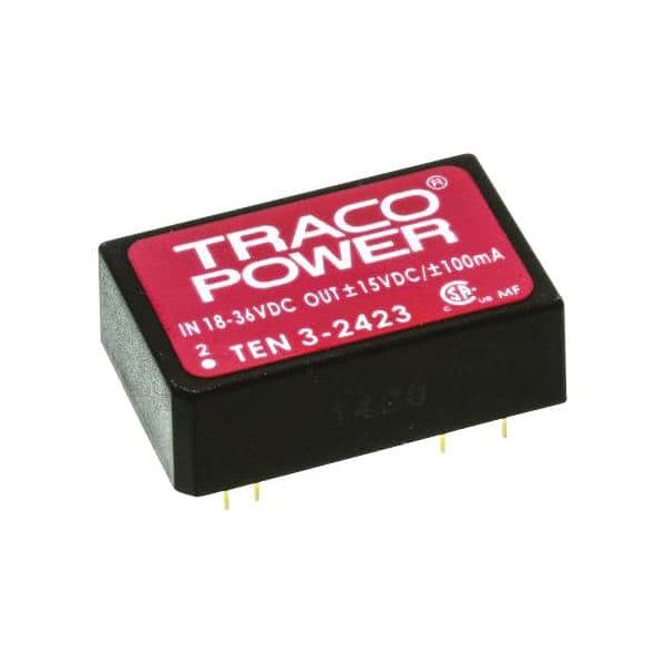 Conversor DC/DC 3W 18-36V DIP24 – TRACO POWER