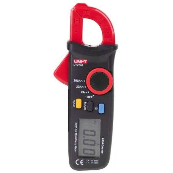 Pinça Amperimétrica 200A AC Modelo UT210A – UNI-T