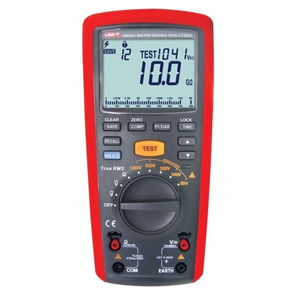 Medidor de Resistência de Isolamento Modelo UT505A – UNI-T