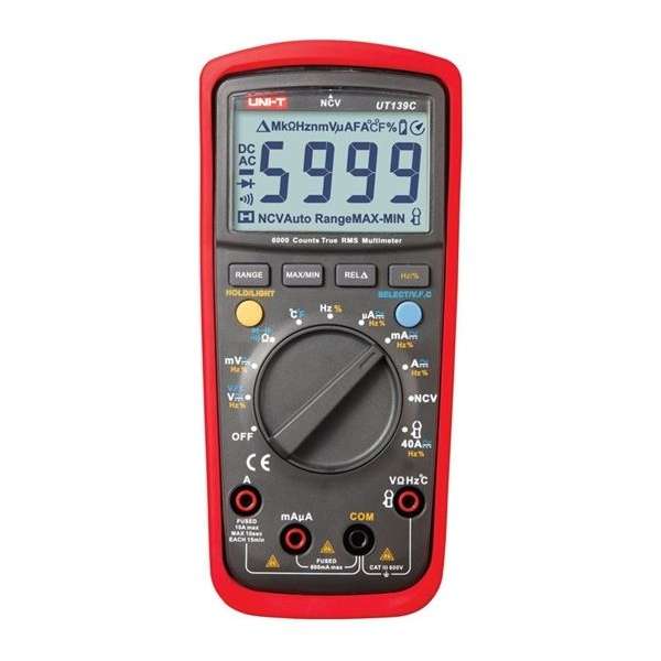 Multímetro Digital LCD (6000) 10-10MHz – UNI-T