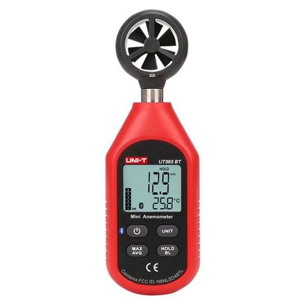 Anemômetro com função de medição de temperatura UT363 – UNI-T