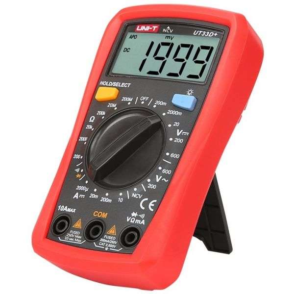 Multimetro Mini Digital CAT ll 600V (UT33D +) – UNI-T
