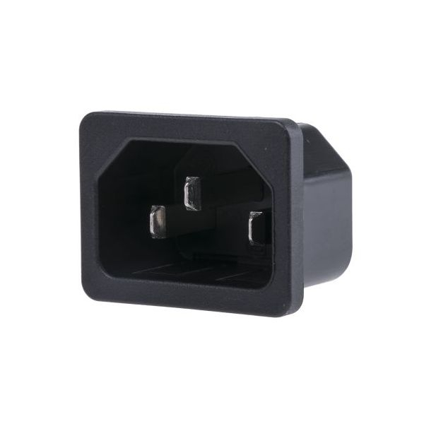 Conetor de Alimentação Macho 10A 250VAC IEC 60320 – SCHURTER