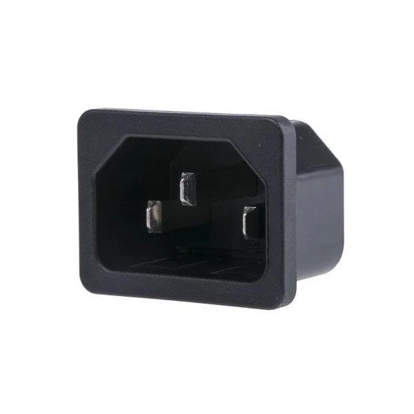 Conetor de Alimentação Macho 10A 250VAC IEC 60320 – SCHURTER