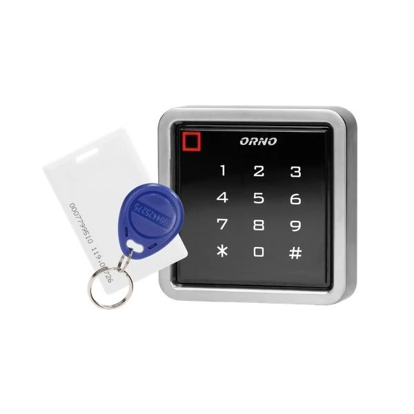 Código de Bloqueio com Leitor de Cartão e Tags de Proximidade com 1 Relé IP68 – ORNO