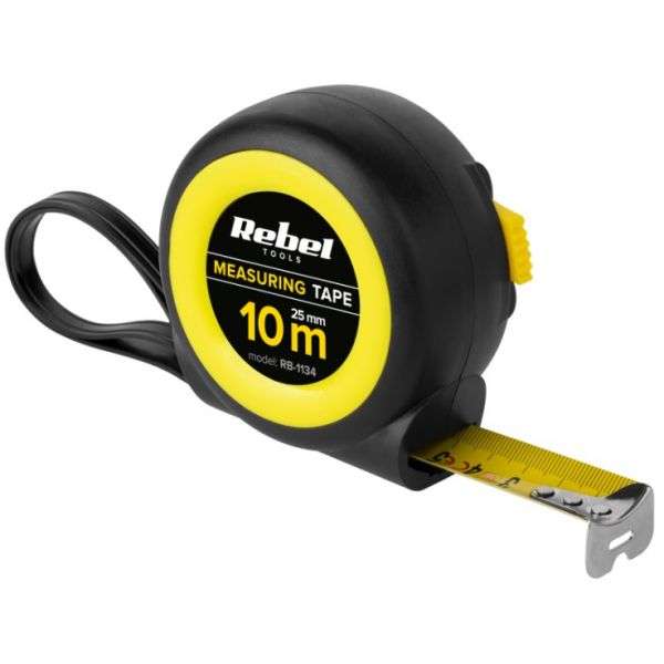 Fita Métrica de Aço 25mm com 10 metros – REBEL