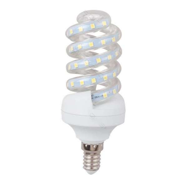 Lâmpada LED Espiral 220V E14 B5 7W Branco Quente 3000K 360º 595Lm