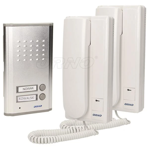 Kit Campainha com Intercomunicador Branco – VIRONE