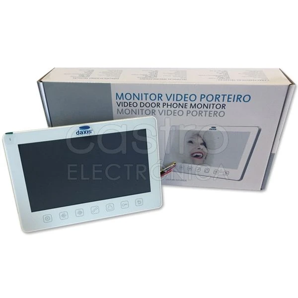 Monitor a Cores para Vídeo Porteiros 7″ – DAXIS