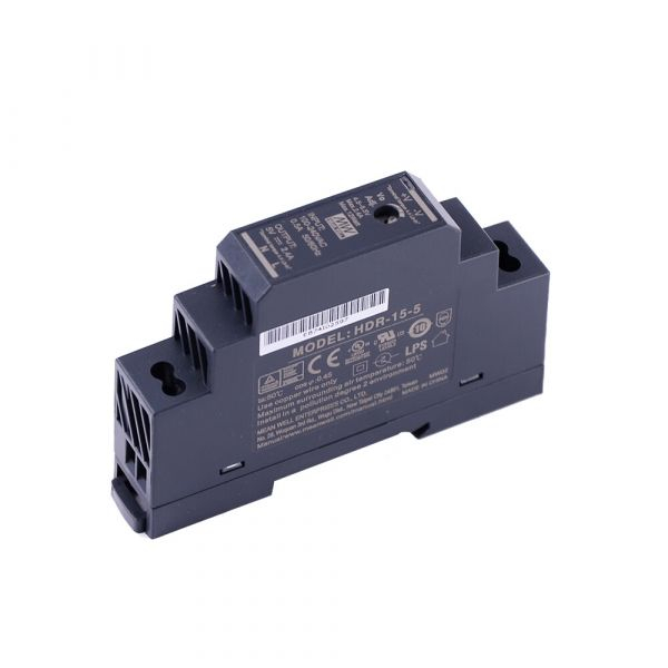 Fonte de Alimentação em Trilho DIN 85-264V 15Vdc 1A – MEAN WELL