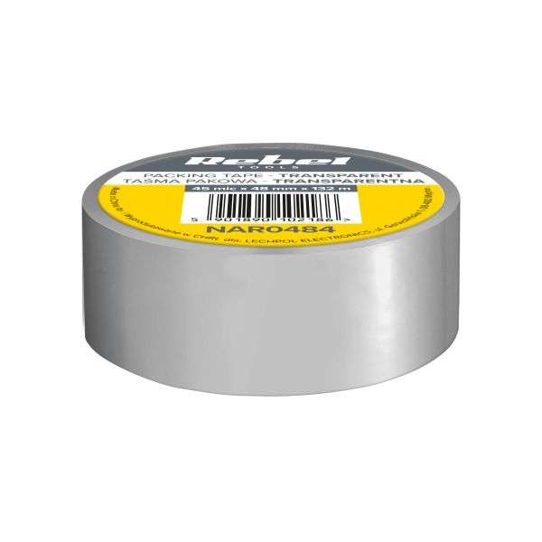 Fita de Embalagem Transparente (45mic x 48 mm x 132 m) – REBEL
