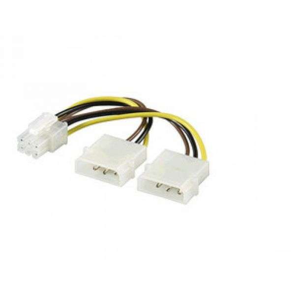 Cabo de alimentação / adaptador para placas gráficas de PC; PCI-E para PCI Express de 8 pinos