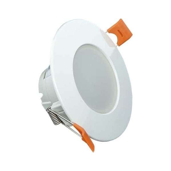 Foco LED 5W 500lm com Opção de Alterar Temperatura de Cor 88x45mm com Diâmetro de 70mm IP65