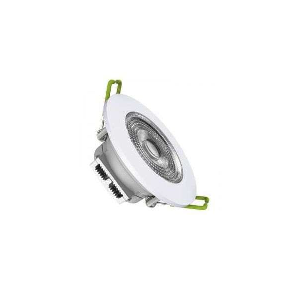 Foco LED 7W 770lm com Opção de Alterar Temperatura de Cor 90x45mm com Diâmetro de 75mm IP65