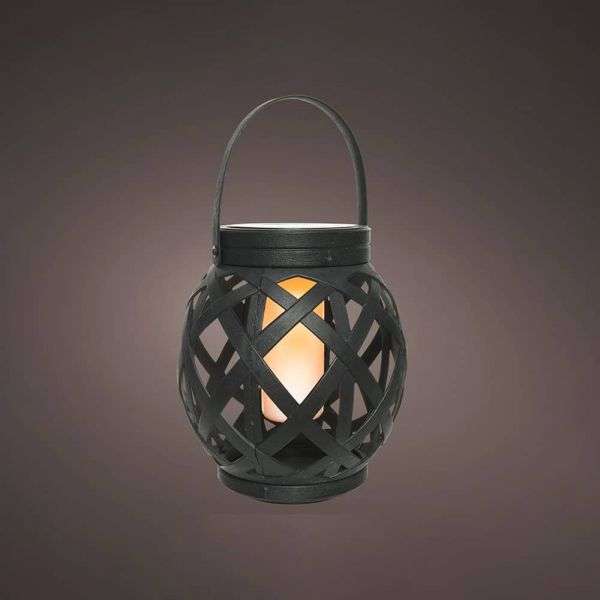 Lanterna Solar Led Efeito Chama