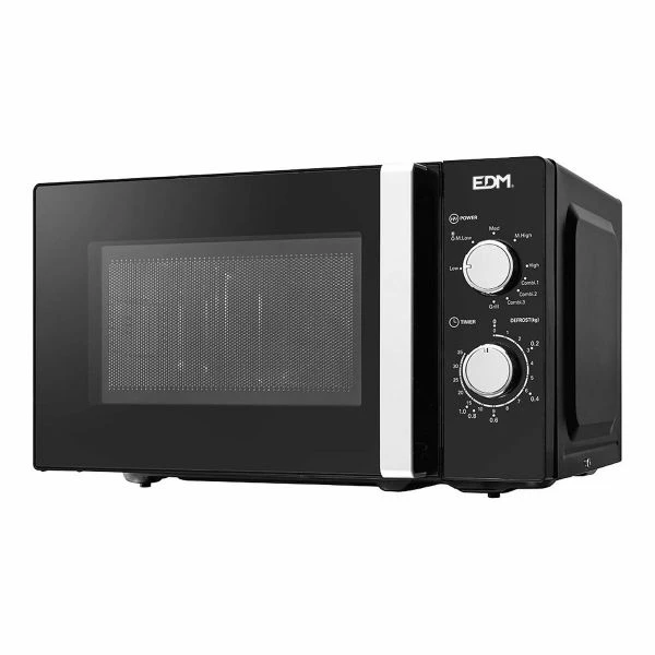 Micro-Ondas 700W com Grill 1000W Preto – EDM