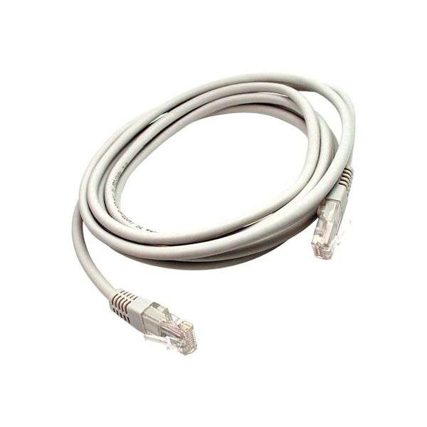 Cabo de Rede U/UTP Cat. 5e CCA PVC 28AWG 0.5 metros Branco – GOOBAY