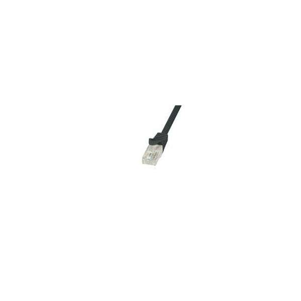 Cabo de Rede U/UTP Cat. 5e CCA PVC 26AWG 5 metros Preto - LOGILINK