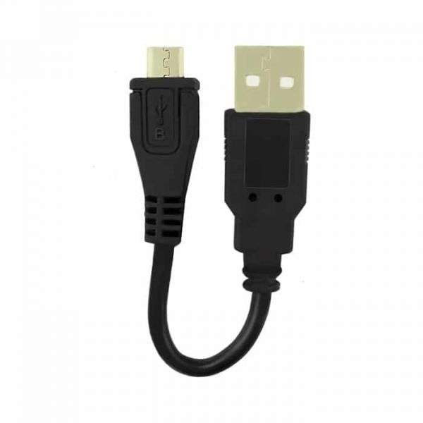 Cabo USB 2.0 Ficha USB A Micro Ficha USB B 10mm Preto – QOLTEC