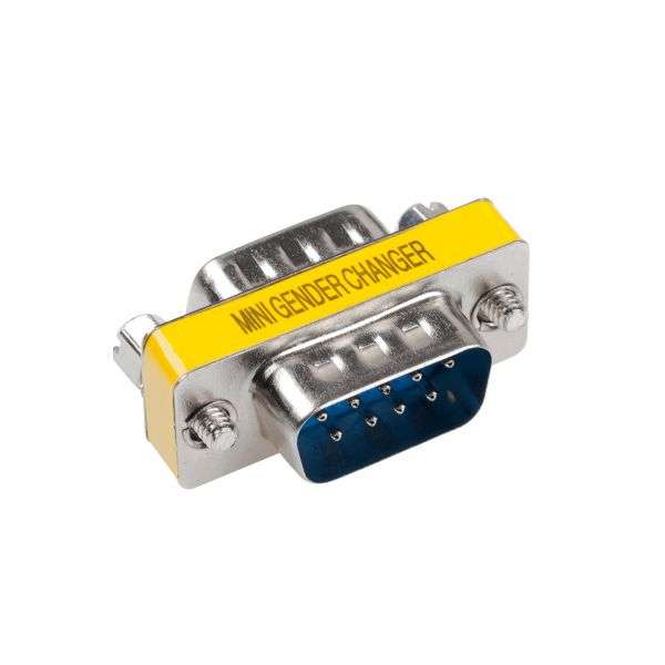 Adaptador Tipo D 9 Pinos Macho / 9 Pinos Macho