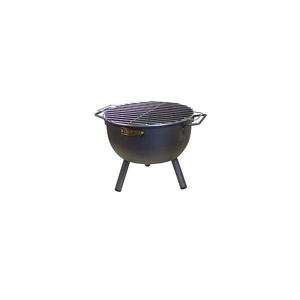 Churrasqueira de Mesa Redonda com Grelha de Zinco Ø30x28cm – IMEX EL ZORRO