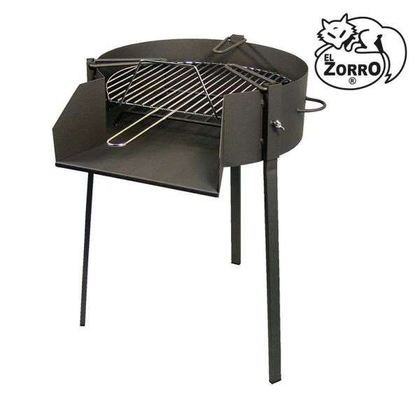 Churrasqueira Redonda com Suporte para Frigideira “PAELLA” Ø50cm – IMEX EL ZORRO