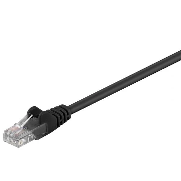 Cabo de Rede CAT 5e, U / UTP – PVC 5 metros Preto - GOOBAY