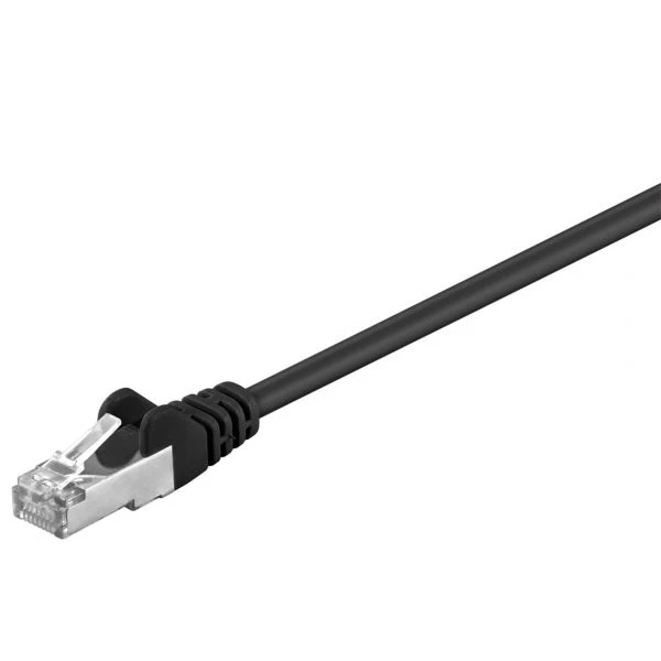 Cabo de Rede CAT 5e, SF / UTP 10 metros Preto PVC - GOOBAY