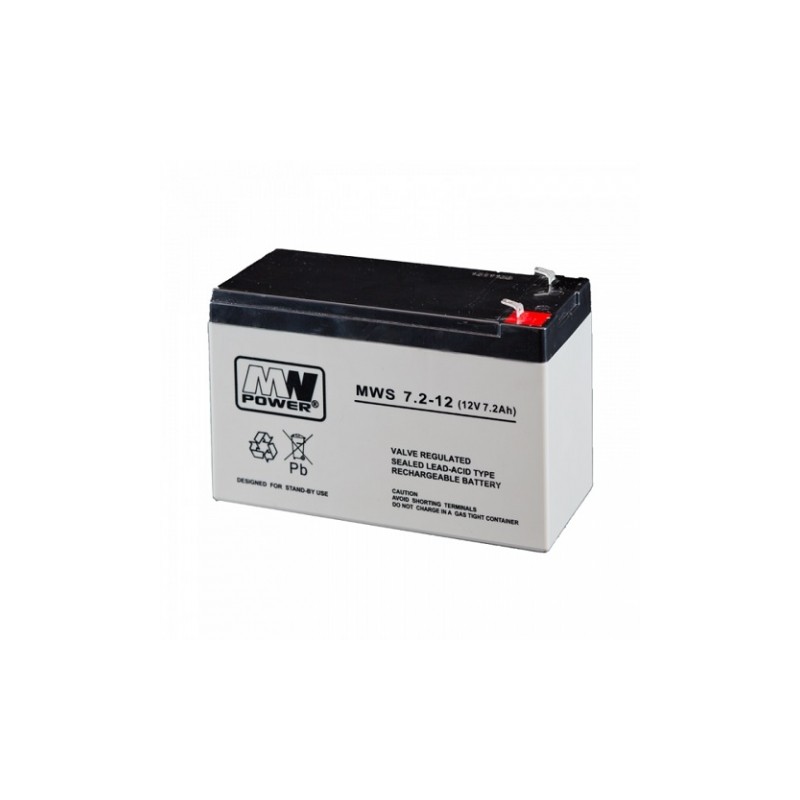 Bateria AGM 12V Série MWS 7,2Ah – MW POWER