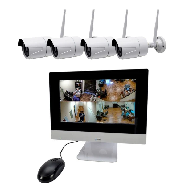 Sistema de Monitoramento sem Fio 4 Canais – ORNO