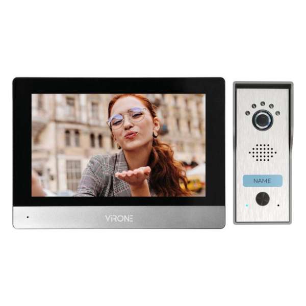 Vídeo Porteiro com Monitor LCD 7″ Branco – VIRONE