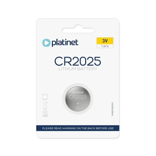 Pilha Lithium CR2025 3V – PLATINET