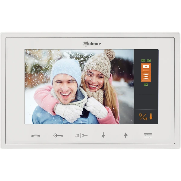 Substituição de monitor de mãos livres Vesta7 SE GB2 de 7" – GOLMAR