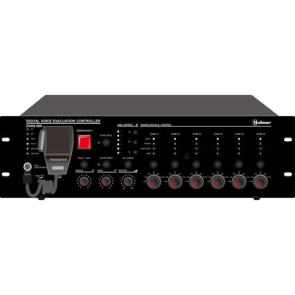 Amplificador principal DVA6-500 – GOLMAR
